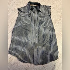 Tank Top muscle botton shirt